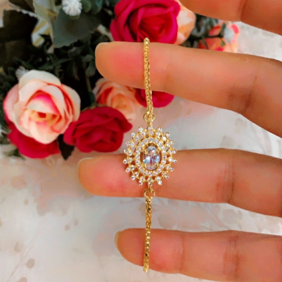 Gold Cz Bracelet