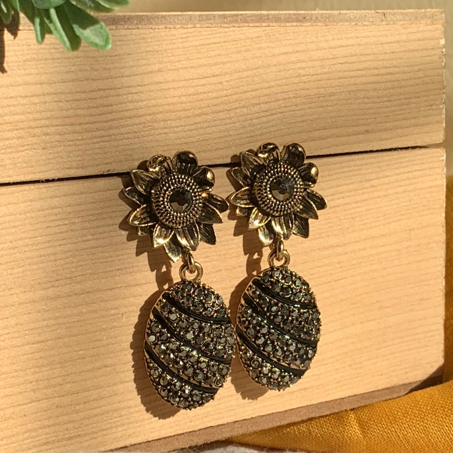 Unique Antique Bee style Earrings