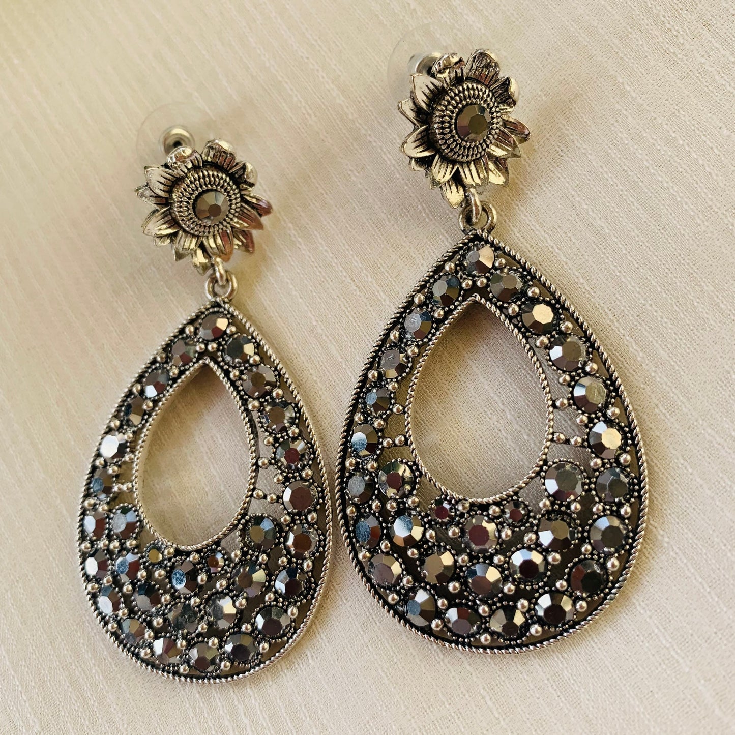 Unique Antique style Drop Earrings