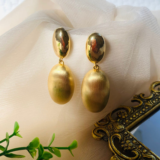 Bold Gold Maaya Drop Earrings