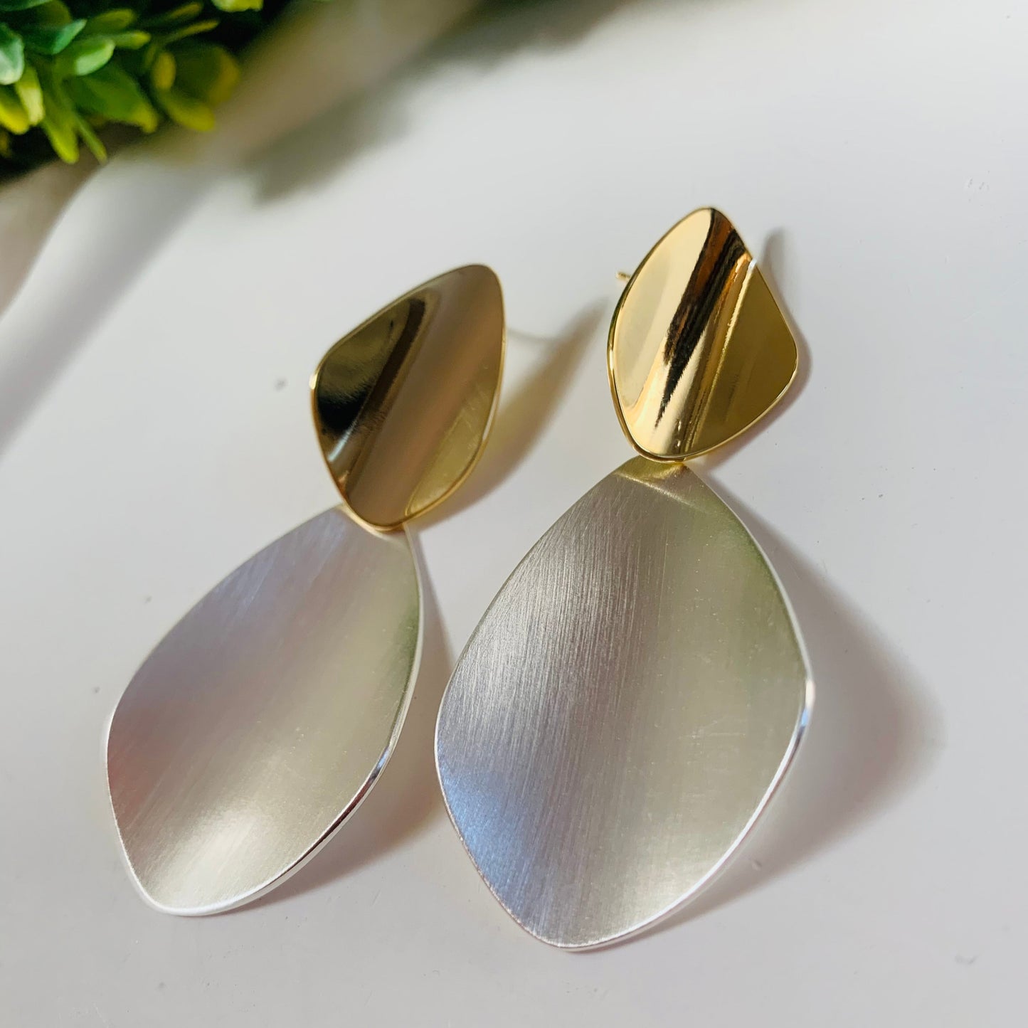 Bold Gold Riva2 Drop Earrings